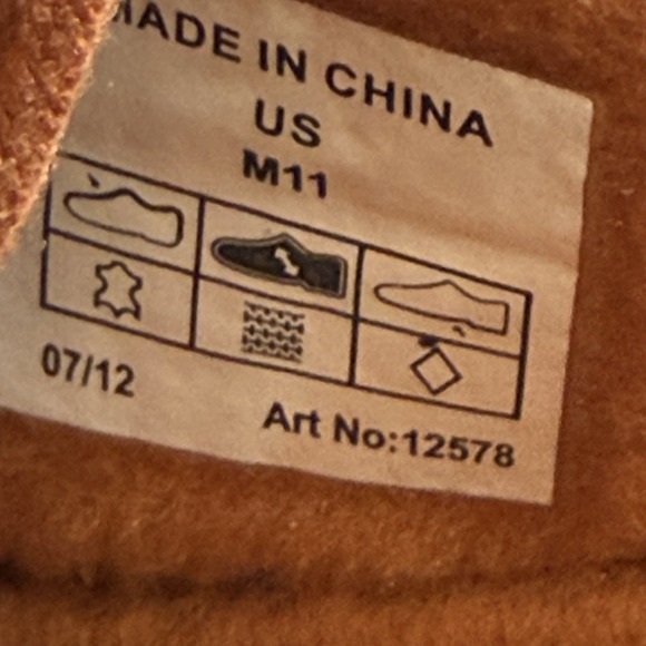 Crocs Lace Up Boulder Co Cobbler Hiker Leather Oxford Shoes Black Mens 11 M - Picture 4 of 10